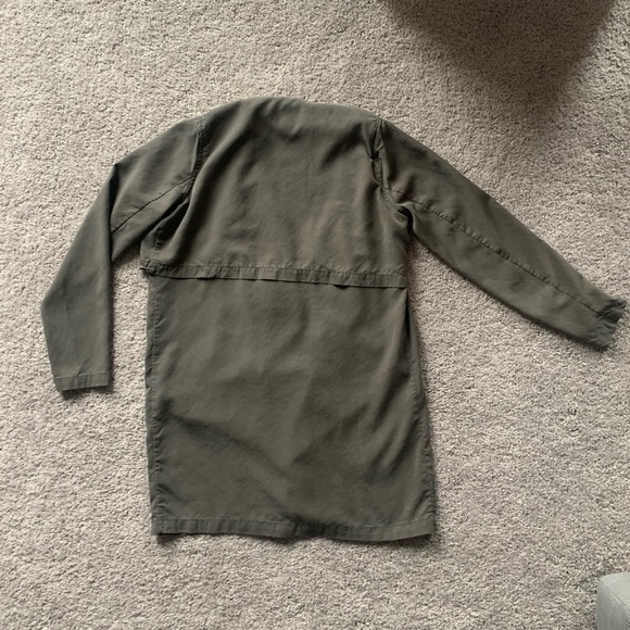 Trouve open front lightweight trench cardigan - Picture 5 of 9